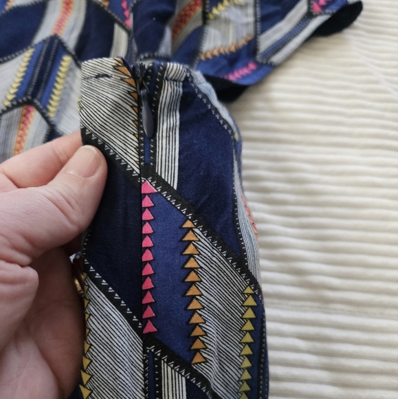 Pixley From Stitch Fix Chevron Patterned Sleeveless Dress Size M - Picture 6 of 9